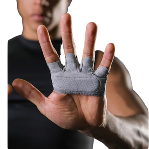Gants de fitness demi-doigts noirs antidérapants respirants pour entraînement en salle de sport, musculation, unisexe, en spandex, à enfiler - Product Image 6