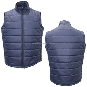 High Quality Men's Lightweight Quilted Coat Sleeveless Vest with Pockets Zip up Winter <b>Jacket</b> Vests - Product Image 6
