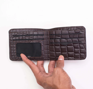 Cartera Corta de Cuero Vacuno Genuino para Hombre, Elegante y Duradera, Hecha a Mano, Estilo Casual de Negocios, con Cierre - Product Image 2