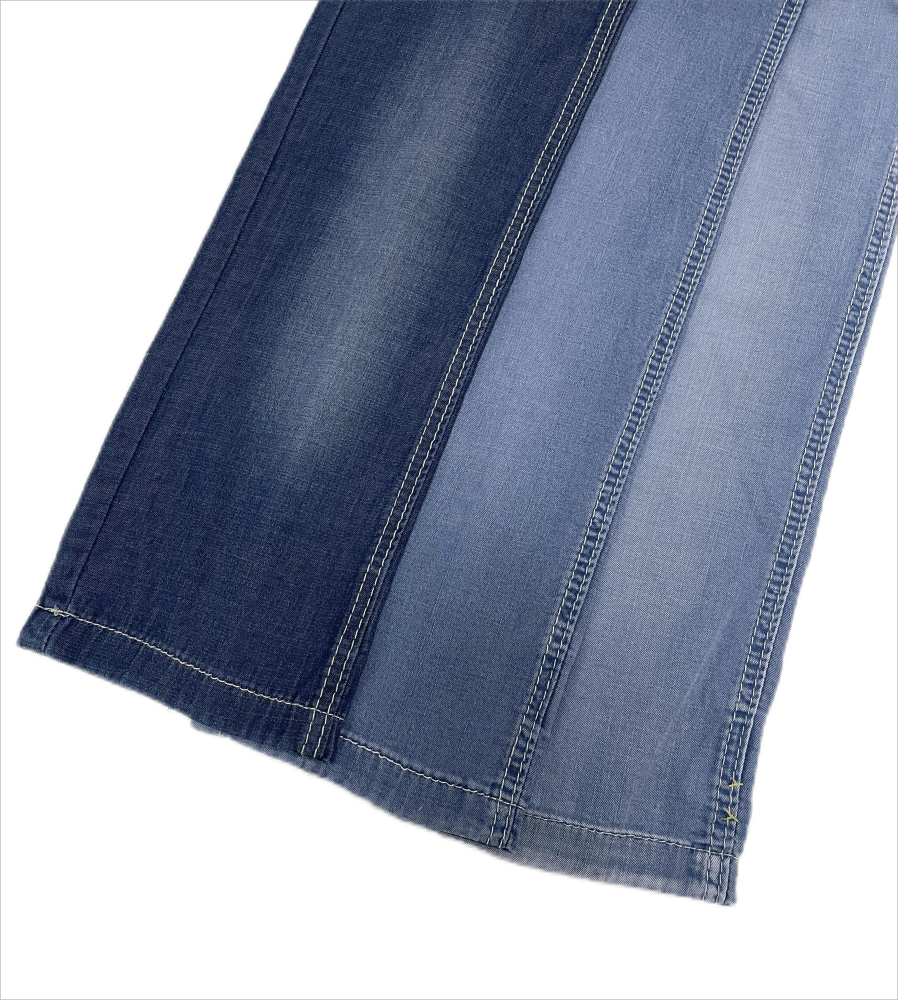 Tencel Denim High Quality Denim Fabric Lightweight Blue Shirting Fabric  Tencel Denim