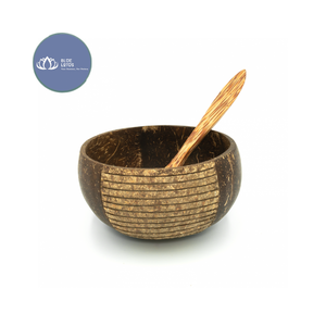 [MEJOR VENTA] |   Tazón Ecológico de Cáscara de Coco con Acabado Liso, Vajilla Artesanal Reutilizable al por Mayor, Artículos de Cocina de Vietnam - Product Image 1