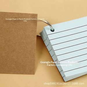 KE'mu GJ-66 Cuaderno Mini Portátil de Espiral con Diseño de Ladrillos de Papel de Colores, Bloc de Notas Rayado con Marcadores para Palabras - Product Image 4