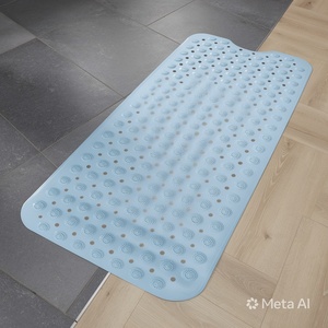 Tapis de bain antidérapant pour hôtel, tapis de douche en caoutchouc souple pour salles de bain, hôtels, complexes hôteliers, chambres d'hôtes et usage hôtelier - Product Image 6