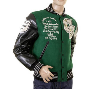 <b>Men's</b> Winter Letterman <b>Jacket</b> Relaxed Fit Casual Comfortable <b>Lightweight</b> Anti-Bacterial Breathable Windproof Front Logo - Product Image 4