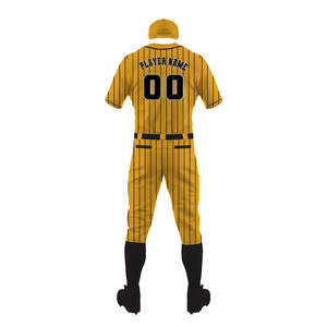 Uniforme de Béisbol Personalizado para Adultos de Talla Grande, Transpirable, de Alta Calidad, que Absorbe la Humedad, con Estampado por Sublimación de Color Sólido, Estilo Hip Hop - Product Image 2