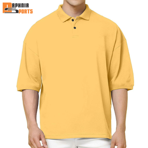 Camisa de Golf Casual para Hombre, Tejida, 100% Algodón, de Alta Calidad, con Logotipo Bordado Personalizado, Antiarrugas, al por Mayor - Product Image 4