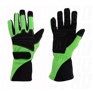Gants de course personnalisés rouge et noir en sublimation, respirants, antidérapants, en Nomex, pour karting, cyclisme et sports de plein air - Product Image 4