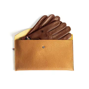 Gants en cuir longs jusqu'au poignet, respirants, non doublés, style uni, usage quotidien, printemps automne, décontractés, rétro - Product Image 3