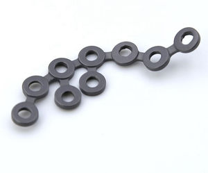 Plaque de reconstruction maxillo-faciale L par instruments de pédicelure vertébrale en acier inoxydable et titane par Mahfooz Instruments - Product Image 4