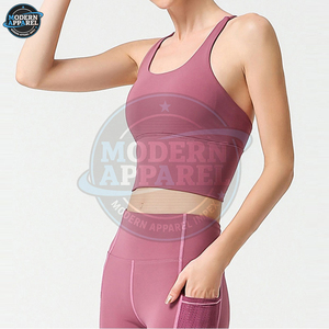 Conjunto de Ropa de Yoga para Mujer, Diseño Nuevo, Tela de Alta Calidad, Transpirable, para Gimnasio y Fitness - Product Image 6