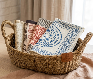 Pañuelo Cuadrado de Algodón con Estampado Artesanal, Diseño Floral Boho, Pañuelo Multifuncional y Accesorio para el Cabello, Accesorio de Playa para Mujer, Verano - Product Image 2