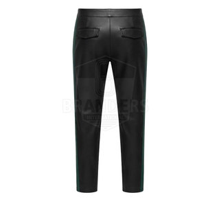 Fashionable Leather <b>Track</b> Suit With Matching <b>Jacket</b> And Pants Sleek Two Piece Design <b>For</b> <b>Men</b> Casual Outdoor Style - Product Image 6