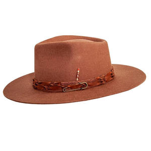 Custom <b>Western</b> Cowboy Striped Leather Fashion <b>Hats</b> Custom Logo Men's Outdoor Sports Travel Durable Casual Handmade Breathable - Product Image 3