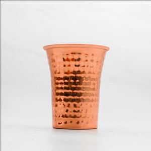Vaso de Cobre Clásico de Doble Pared con Diseño de Cascada - Gran Capacidad y Portátil para un Uso en la Cocina más Saludable - Product Image 1