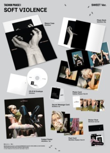 อัลบั้มต้นฉบับภาษาเกาหลีของแทมิน - PHASE I Soft Violence (เวอร์ชั่นโฟโต้บุ๊ค) - Product Image 5