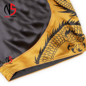 Pantalones Cortos de Muay Thai para Hombre, Diseño Personalizado de Alta Calidad, Impresos y Bordados, para Deportes de Combate, para Niños - Product Image 4