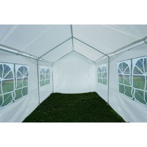 Gazebo per Auto 10x20 Resistente alle Intemperie, Tettoia Garage con Finestre, Riparo per Auto per Stoccaggio Esterno - Product Image 3