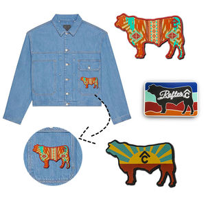 Parche de Goma Suave de PVC Ecológico con Forma de Animal, Insignia de Dibujos Animados con Logotipo Personalizado para Ropa, Bolsos, Sombreros, Mochilas, Decoración DIY - Product Image 1