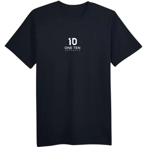 เสื้อยืดผู้ชายสีดำ น้ำหนักปานกลาง ผ้าฝ้ายพรีเมียม แขนสั้น สวมใส่สบาย ระบายอากาศได้ดี เสื้อลำลอง เสื้อเปล่า รับสั่งทำ - Product Image 1