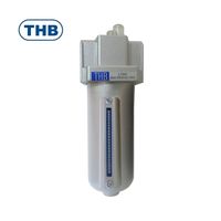 Séparateur d'air et d'huile à haut débit en alliage d'aluminium modulaire THB FRL C70 F+R+L Combo Argent Garantie 1 an pour compresseur industriel