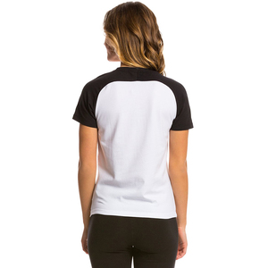 Camiseta transpirable con logo impreso personalizado, recién llegada, estilo casual, corte holgado, ligera, para mujer. - Product Image 2