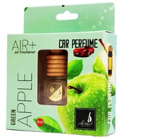 Diffuseur de parfum pour voiture en verre suspendu à l'odeur de pomme verte, longue durée, parfum d'ambiance haut de gamme pour voiture, maison et bureau