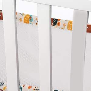 Protector de Cuna Transpirable de Malla para Bebé East Coast Corp, de Algodón Orgánico, Seguro, Certificado CPC - Product Image 4