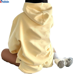 Conjunto de chándal corto con capucha estilo Hip Hop, sudadera con hombros caídos y pantalones cortos, ropa de mujer, conjunto holgado de 2 piezas - Product Image 3