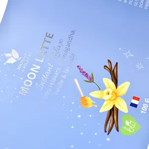 Autocollants personnalisés pour bouteilles avec estampage doré pour l'emballage de cosmétiques et de parfums - Product Image 5