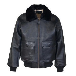Chaqueta de Plumón MONO RIDERS para Hombre, de Alta Calidad, Resistente al Viento e Impermeable, con Cuero Genuino, Lana y Lona, Precio Competitivo para Invierno - Product Image 5