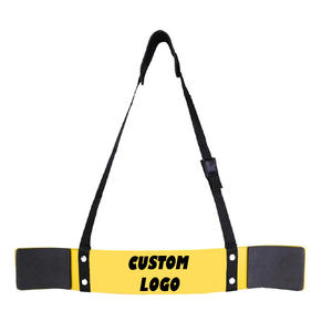 Al por mayor: Arm Blaster de acero con tiras de cuero personalizadas para hombres, entrenador de bíceps de alta resistencia para gimnasio - Product Image 2