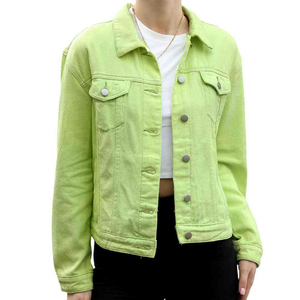 Chaqueta vaquera única para mujer, 100% algodón, impresión de logotipo personalizada, servicio OEM, mejores características, unisex 2026 - Product Image 2