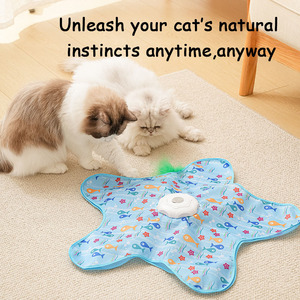 Nouvelle Tendance 2026 : Jouet Interactif pour Chat en Plastique et Polyester, type <span class=keywords><strong>Cache</strong></span>-<span class=keywords><strong>Cache</strong></span>, avec Souris Sonore et Mouvement, pour le Jeu et l'Auto-entretenement du Chat - Product Image 1