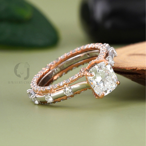 Anillo de Compromiso de Oro Sólido de 14K con Diamante Cultivado en Laboratorio de Corte Cojín de 1.51 CT, Certificado IGI, VVS-VS, Joyería Fina - Product Image 2