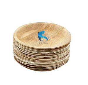 Assiettes carrées jetables écologiques en feuilles de palmier biodégradables, compostables et compatibles lave-vaisselle, résistantes au congélateur, pour la vente à emporter et l'usage occasionnel - Product Image 2