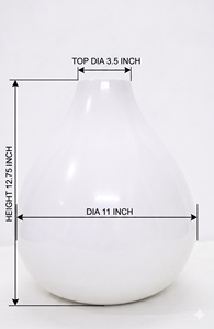 Premium Hot White Powder Coated Low Price <b>Unique</b> Flower <b>Vase</b> Vintage Classic Design Home Interior and Exterior Decorative <b>Vases</b> - Product Image 6