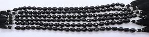 Perles de spinelle noire naturelle Aaa facettées en forme de goutte droite 5x7 mm, perles de pierres précieuses de spinelle noire, perles de spinelle en forme de larme de 7 pouces, vente en gros - Product Image 3