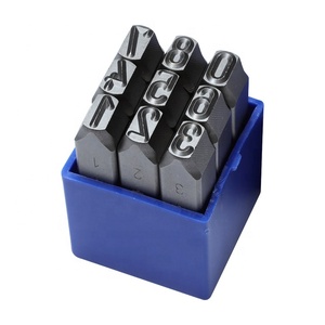 10mm German Number <b>Punch</b> <b>Set</b> 0-9 9pcs DIN 1451 Cr-V 6150 HRC 58-62 Hardened Steel Full <b>Set</b> OEM/ODM Taiwan - Product Image 5