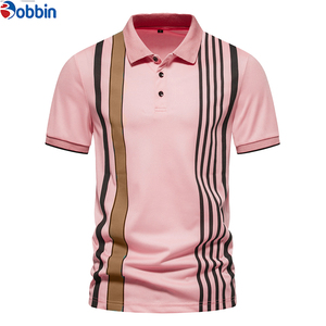 Collection d'été, nouveau polo tendance pour homme, poche personnalisée, polyester, élasthanne, coton, manches courtes, polos de golf pour homme - Product Image 5