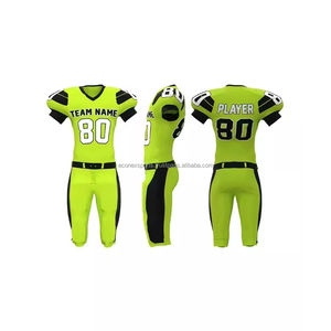 เครื่องแบบอเมริกันฟุตบอลมาใหม่ออกแบบได้ตามต้องการป้องกันรังสียูวีแบบสั้นจากวัสดุอื่น - Product Image 4