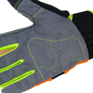 Guantes de Mecánico Ajustables Antideslizantes de Cuero para Hombre y Mujer, Transpirables, Lavables, Guantes de Seguridad para la Construcción, Protección para Manos y Brazos - Product Image 4