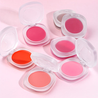 Fard à joues crème 10 couleurs, minéral, waterproof, végétalien, haute pigmentation, application facile, fini naturel, pour peaux claires, marque privée