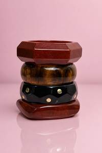 High Demanded Handmade Epoxy Resin Bangle Stack for Women Wedding Party Festive New Arrival Luxurious Fashion Jewelry <b>Bracelet</b> - Product Image 5