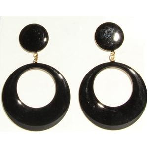 Bijoux en résine de haute qualité, boucles d'oreilles en résine fabriquées en Inde, boucles d'oreilles faites à la main pour femmes et filles, look classique - Product Image 2