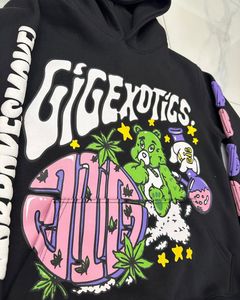 Stylish Unisex Pullover Streetwear <b>Fleece</b> Screen Print Sweatshirt Wholesale Custom Color <b>Black</b> Hoodie 2026 - Product Image 2