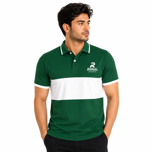 Chemises polo pour hommes 100% coton, coupe ample, style streetwear, motif uni, broderie simple, t-shirts polo pour hommes - Product Image 4