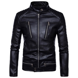 Premium <b>Mens</b> <b>Leather</b> <b>Jacket</b> Durable Genuine <b>Leather</b> Classic Fashion Motorcycle Riding Everyday Comfort - Product Image 6