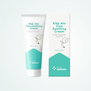 ผลิตภัณฑ์ดูแลผิวหน้าและผิวกาย ผลิตภัณฑ์ความงามเกาหลี Paul Medison Kids Ato Cica Soothing Cream 100 มล. ผลิตในเกาหลี โลชั่นทาผิวกาย - Product Image 5