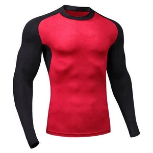 Unisex MMA Rash Guard <b>Compression</b> <b>Shirt</b> Long Sleeve Breathable Quick Dry Spandex/Polyester Customizable Fitness Apparel - Product Image 5