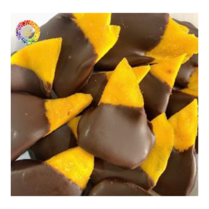 Collation au chocolat et à la mangue, mangue séchée moelleuse avec une douceur naturelle et une enrobage au chocolat noir, mangue séchée moelleuse enrobée de chocolat noir - Product Image 5